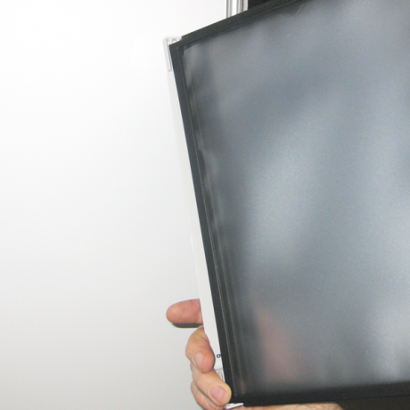 Dokuhalter 5x A4 Mag eco kann mit der magnetischen Rückseit direkt an Whiteboards befestigt werden