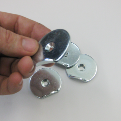 Metallscheibe Bohr Ha, 4 Stück, metallische Scheibe mit Loch für Schrauben